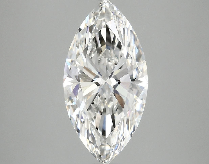 3.08 Carat Marquise Shaped Ideal Cut VVS2 IGI Certified Lab Grown Diamond