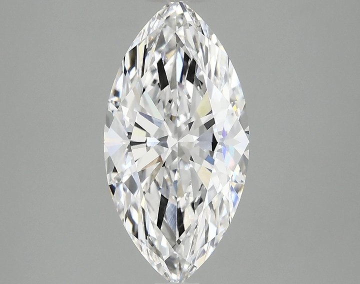 2.1 Carat Marquise Shaped Ideal Cut VVS2 IGI Certified Lab Grown Diamond