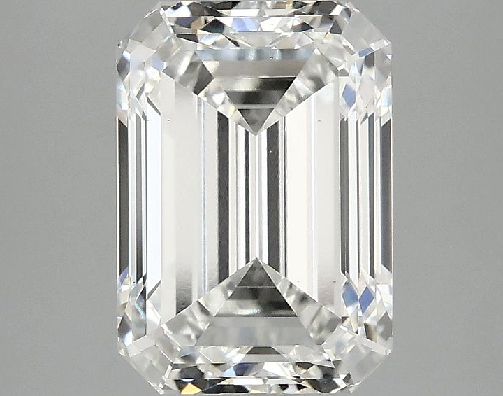 2.95 Carat Emerald Shaped Ideal Cut VS1 IGI Certified Lab Grown Diamond