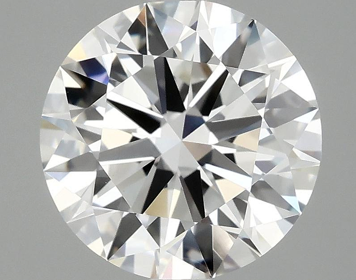 3.06 Carat Round Shaped Ideal Cut VVS2 IGI Certified Lab Grown Diamond
