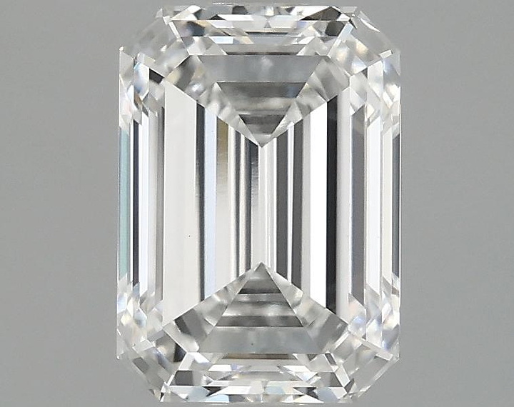 2.08 Carat Emerald Shaped Ideal Cut VVS2 IGI Certified Lab Grown Diamond