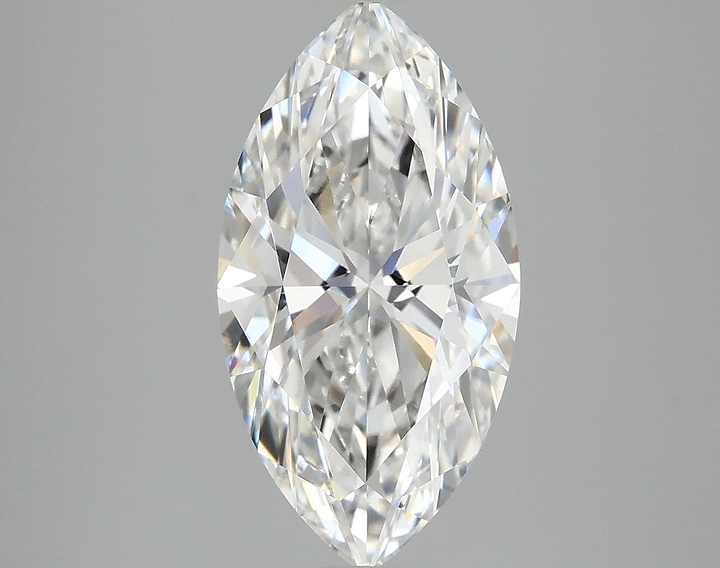 3.01 Carat Marquise Shaped Excellent Cut VVS2 IGI Certified Lab Grown Diamond