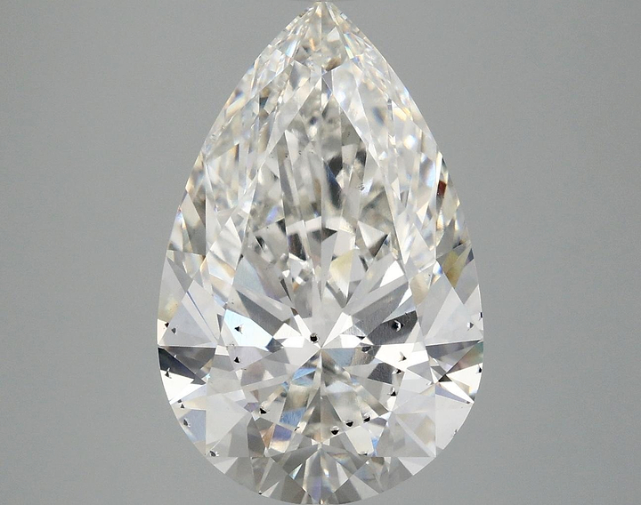 5.03 Carat Pear Shaped Ideal Cut SI1 IGI Certified Lab Grown Diamond