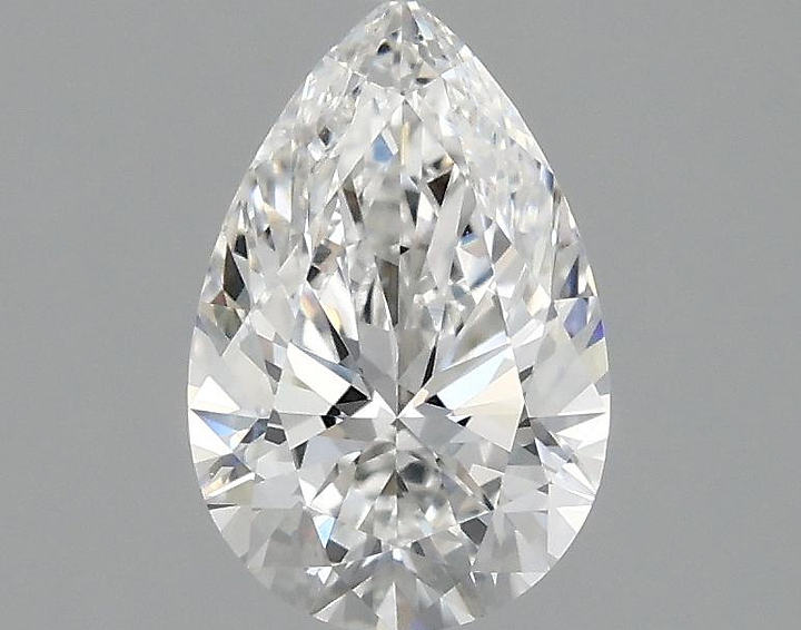 0.98 Carat Pear Shaped Excellent Cut VVS2 IGI Certified Lab Grown Diamond