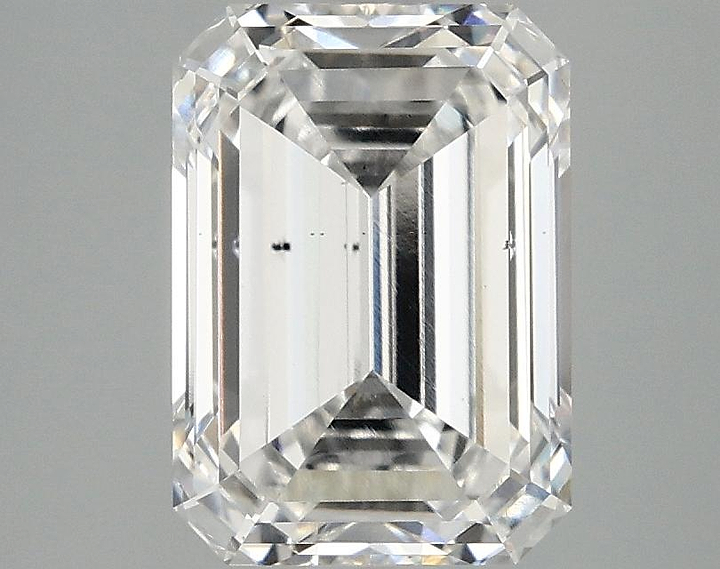 3.03 Carat Emerald Shaped Ideal Cut SI1 IGI Certified Lab Grown Diamond