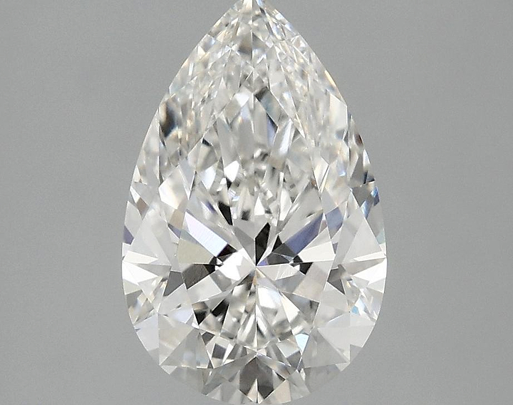 2.09 Carat Pear Shaped Ideal Cut VVS2 IGI Certified Lab Grown Diamond