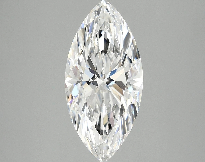 2.39 Carat Marquise Shaped Excellent Cut VS2 IGI Certified Lab Grown Diamond