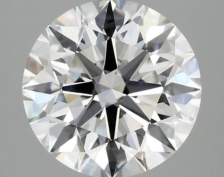 3.08 Carat Round Shaped Excellent Cut VVS2 IGI Certified Lab Grown Diamond