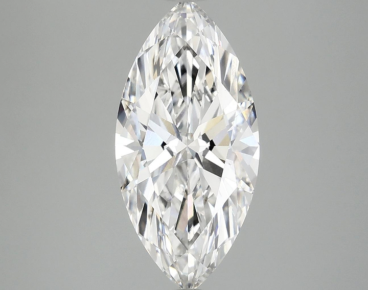 3.03 Carat Marquise Shaped Excellent Cut VVS2 IGI Certified Lab Grown Diamond