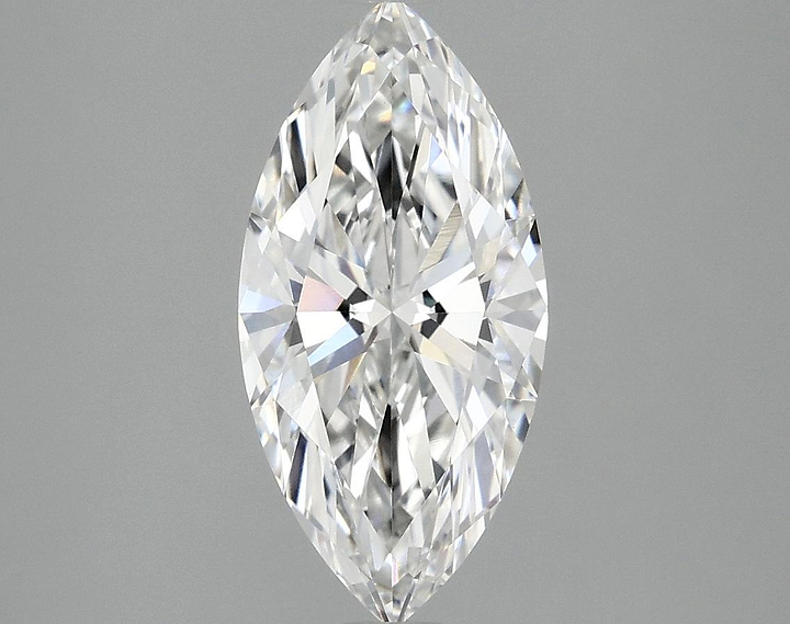 1.93 Carat Marquise Shaped Excellent Cut VVS2 IGI Certified Lab Grown Diamond