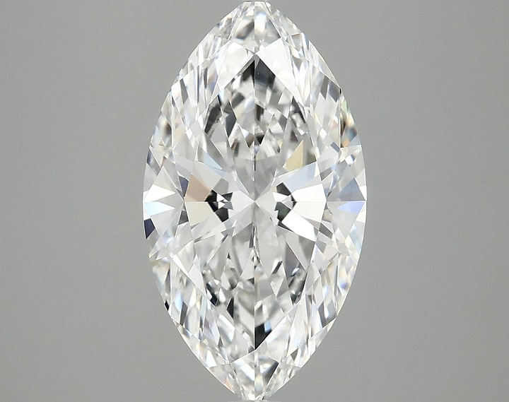 3.0 Carat Marquise Shaped Excellent Cut VVS2 IGI Certified Lab Grown Diamond