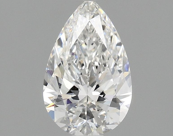 0.98 Carat Pear Shaped Ideal Cut VVS2 IGI Certified Lab Grown Diamond