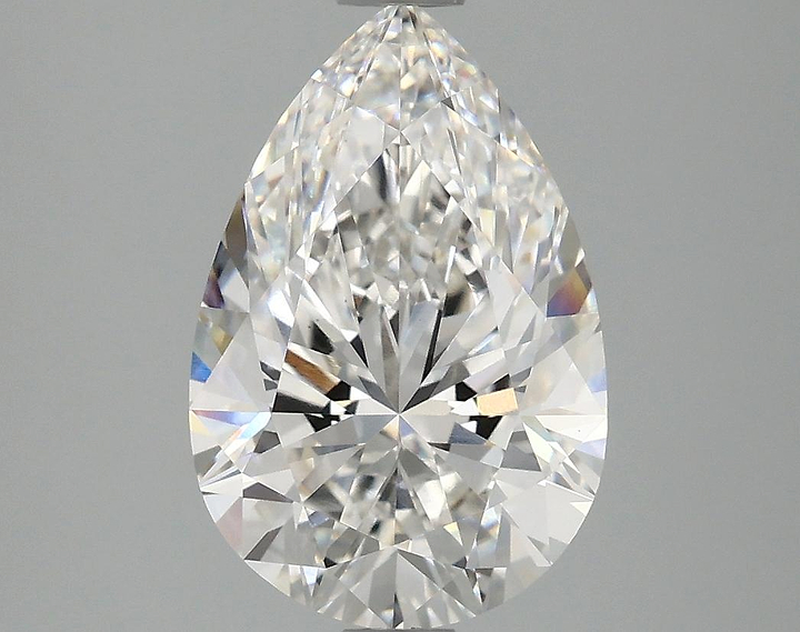 3.09 Carat Pear Shaped Excellent Cut VS1 IGI Certified Lab Grown Diamond