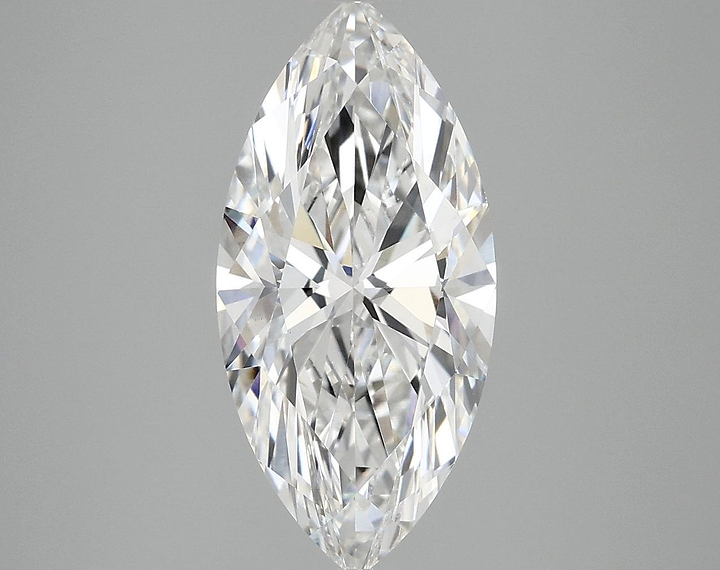 2.96 Carat Marquise Shaped Excellent Cut VS1 IGI Certified Lab Grown Diamond