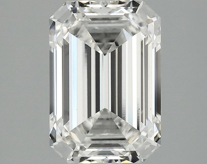 2.56 Carat Emerald Shaped Ideal Cut VS1 IGI Certified Lab Grown Diamond