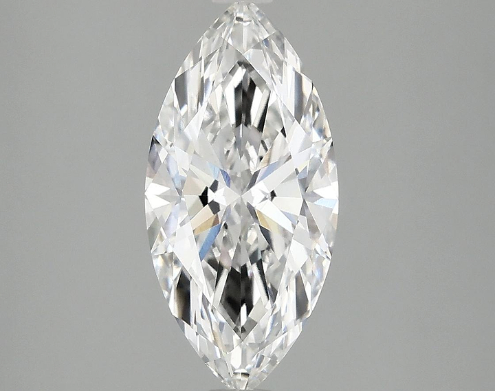 2.02 Carat Marquise Shaped Excellent Cut VVS2 IGI Certified Lab Grown Diamond