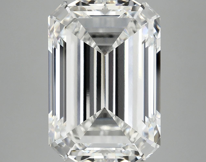 10.55 Carat Emerald Shaped Ideal Cut VVS2 IGI Certified Lab Grown Diamond