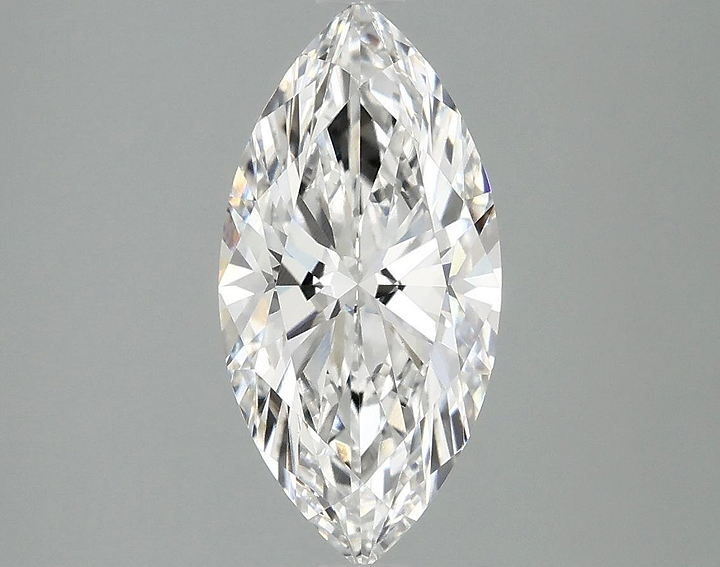 2.06 Carat Marquise Shaped Ideal Cut VVS2 IGI Certified Lab Grown Diamond