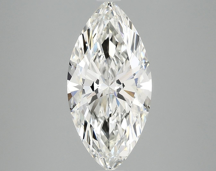 3.03 Carat Marquise Shaped Ideal Cut VVS2 IGI Certified Lab Grown Diamond