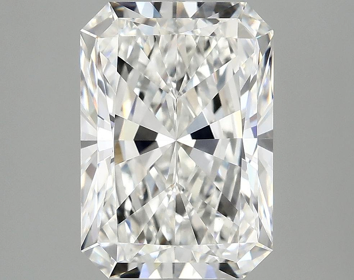 4.09 Carat Radiant Shaped Ideal Cut VVS2 IGI Certified Lab Grown Diamond