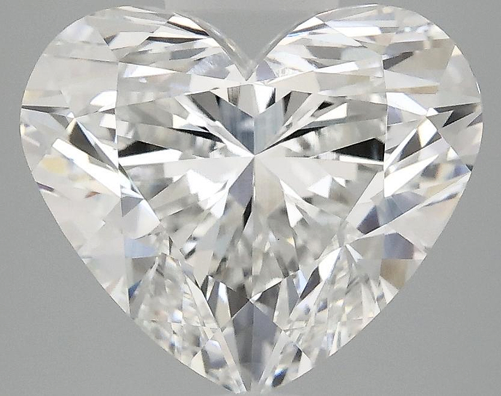 4.01 Carat Heart Shaped Excellent Cut VVS2 IGI Certified Lab Grown Diamond