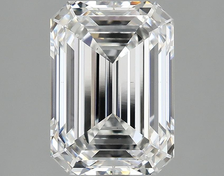 2.98 Carat Emerald Shaped Ideal Cut VS2 IGI Certified Lab Grown Diamond
