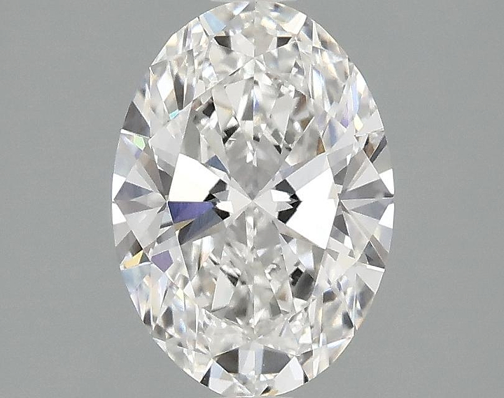 1.55 Carat Oval Shaped Ideal Cut VVS2 IGI Certified Lab Grown Diamond