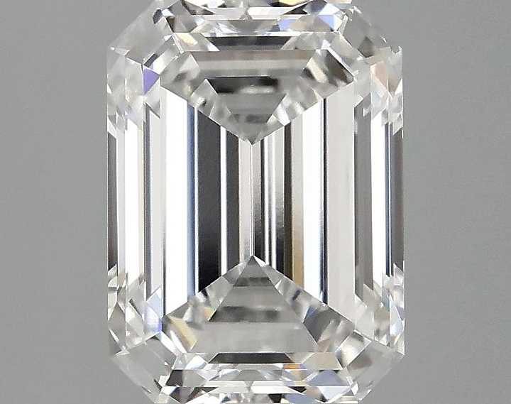 2.95 Carat Emerald Shaped Excellent Cut VVS2 IGI Certified Lab Grown Diamond