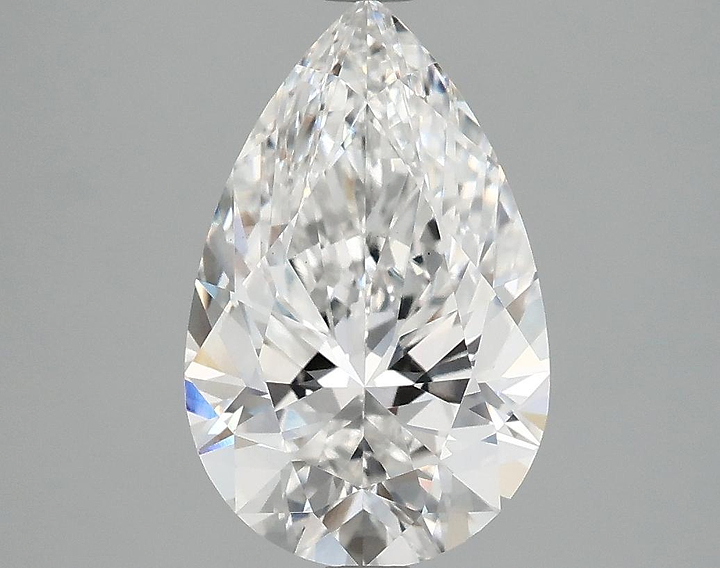 3.08 Carat Pear Shaped Ideal Cut VS1 IGI Certified Lab Grown Diamond