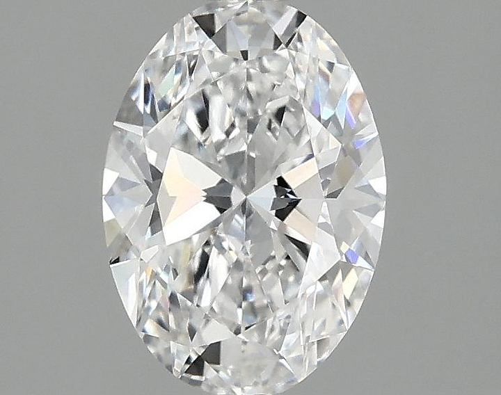 1.38 Carat Oval Shaped Ideal Cut VVS2 IGI Certified Lab Grown Diamond