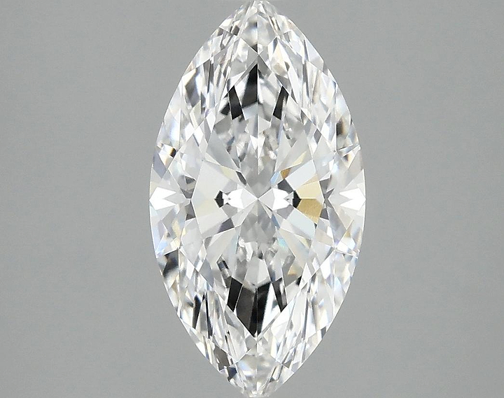 2.1 Carat Marquise Shaped Excellent Cut VVS2 IGI Certified Lab Grown Diamond