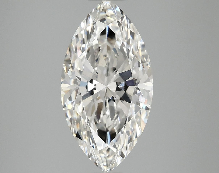 3.06 Carat Marquise Shaped Excellent Cut VVS2 IGI Certified Lab Grown Diamond