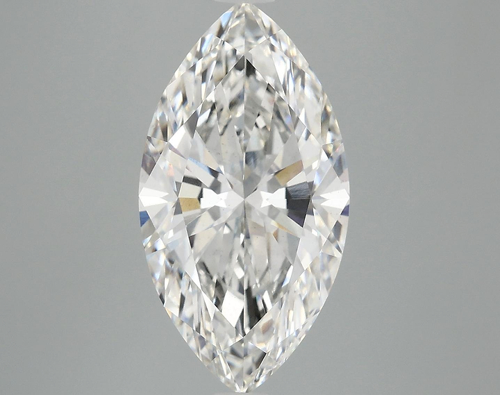 5.04 Carat Marquise Shaped Excellent Cut SI1 IGI Certified Lab Grown Diamond