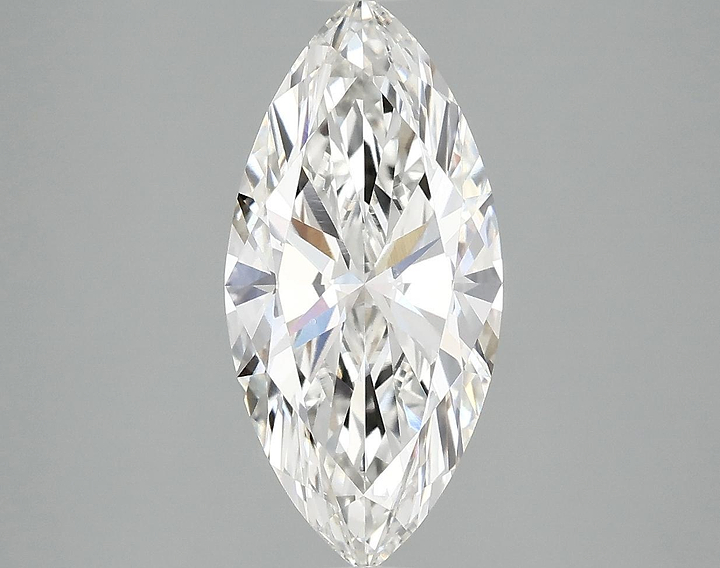 2.4 Carat Marquise Shaped Excellent Cut VVS2 IGI Certified Lab Grown Diamond