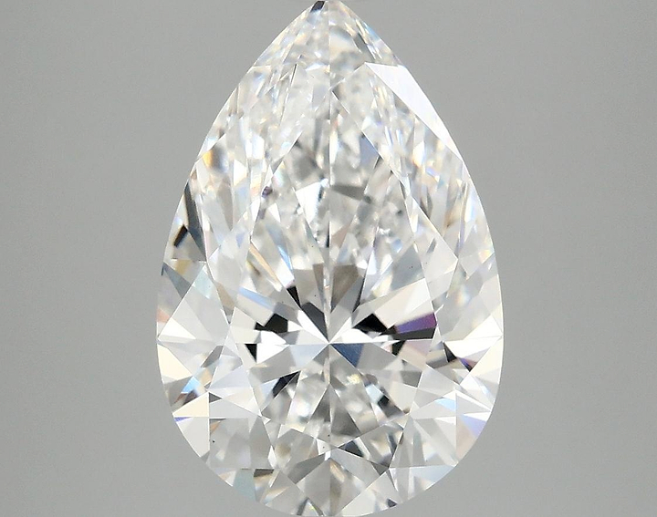 4.09 Carat Pear Shaped Excellent Cut VS1 IGI Certified Lab Grown Diamond