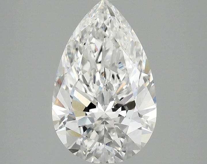 3.01 Carat Pear Shaped Ideal Cut VVS2 GSI Certified Lab Grown Diamond