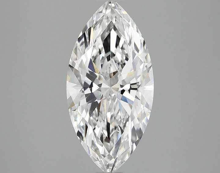 2.02 Carat Marquise Shaped Ideal Cut VVS2 IGI Certified Lab Grown Diamond