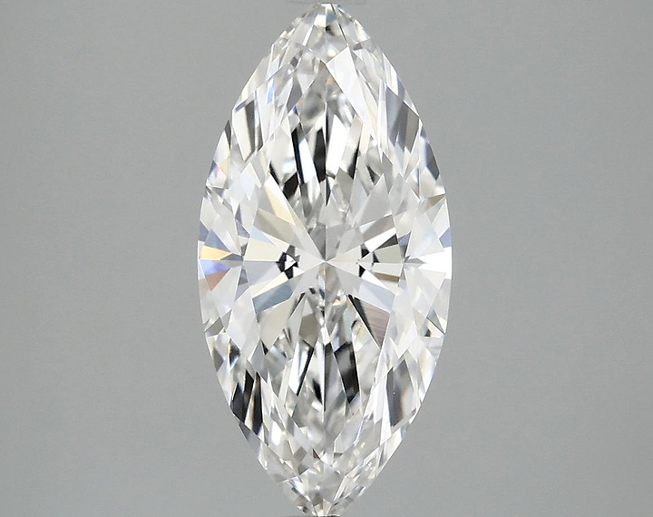 2.01 Carat Marquise Shaped Excellent Cut VVS2 IGI Certified Lab Grown Diamond