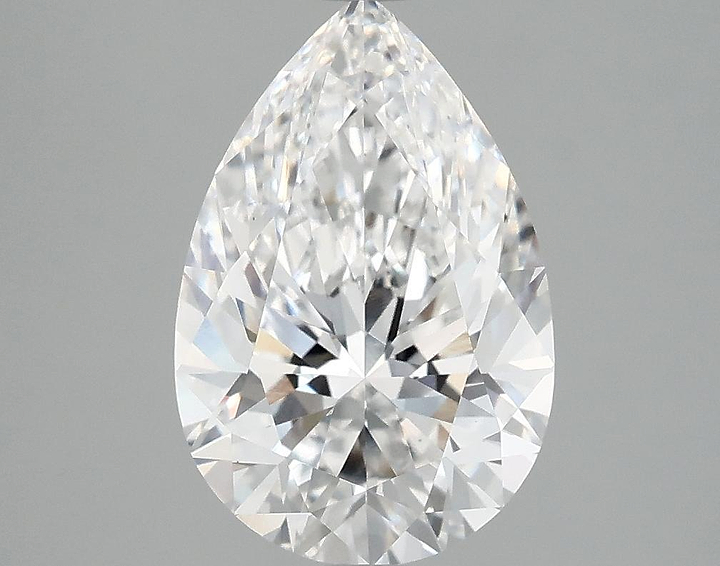 3.09 Carat Pear Shaped Excellent Cut VS1 IGI Certified Lab Grown Diamond