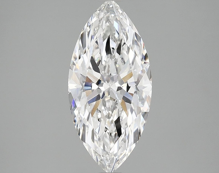 2.06 Carat Marquise Shaped Excellent Cut VVS2 IGI Certified Lab Grown Diamond