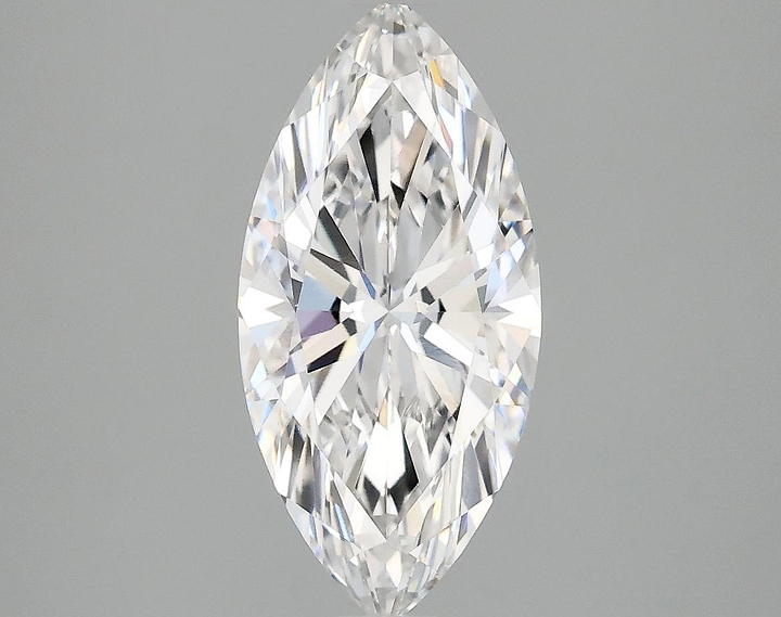 2.03 Carat Marquise Shaped Excellent Cut VVS2 IGI Certified Lab Grown Diamond
