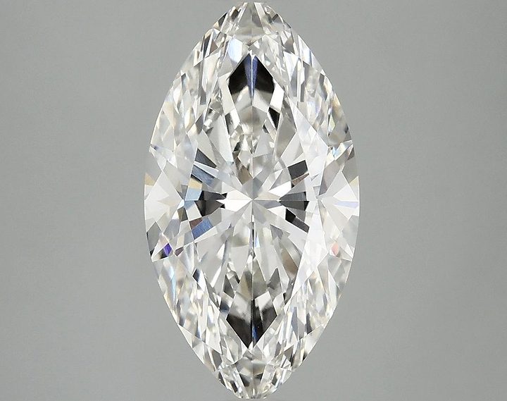 3.09 Carat Marquise Shaped Ideal Cut VVS2 IGI Certified Lab Grown Diamond