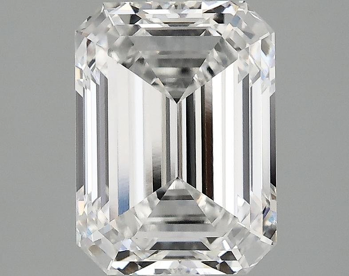 2.56 Carat Emerald Shaped Excellent Cut VVS2 IGI Certified Lab Grown Diamond