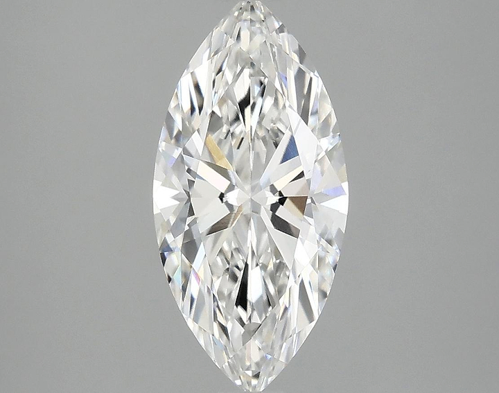 1.97 Carat Marquise Shaped Excellent Cut VVS2 IGI Certified Lab Grown Diamond