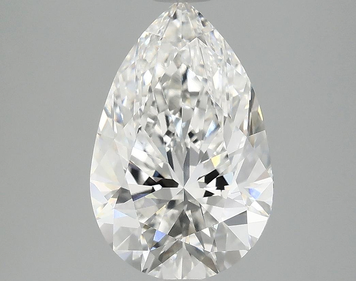 3.03 Carat Pear Shaped Excellent Cut VVS2 IGI Certified Lab Grown Diamond