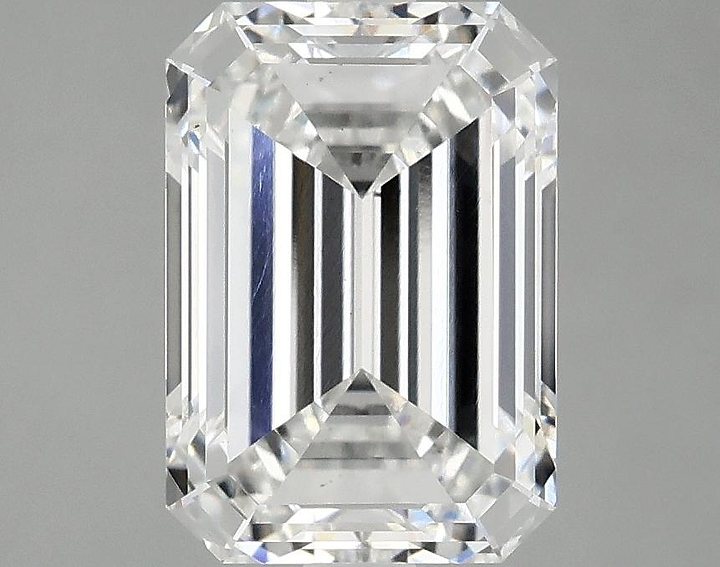 2.97 Carat Emerald Shaped Ideal Cut VS2 IGI Certified Lab Grown Diamond