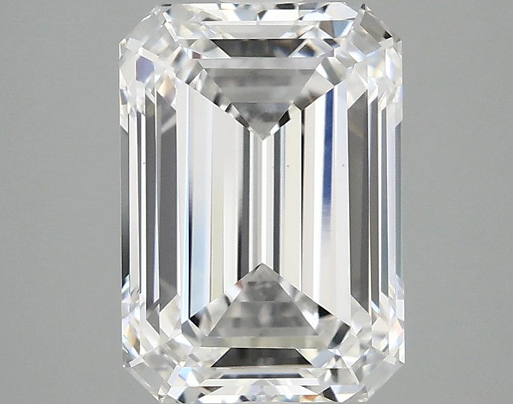 2.97 Carat Emerald Shaped Ideal Cut VS1 IGI Certified Lab Grown Diamond