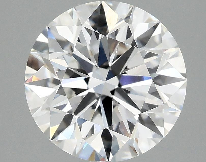 3.06 Carat Round Shaped Ideal Cut VVS2 IGI Certified Lab Grown Diamond