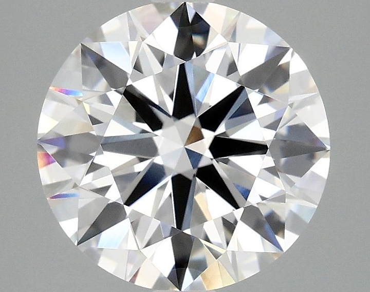 3.09 Carat Round Shaped Ideal Cut VVS2 IGI Certified Lab Grown Diamond
