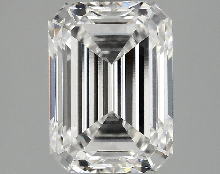 3.08 Carat Emerald Shaped Excellent Cut VS1 IGI Certified Lab Grown Diamond